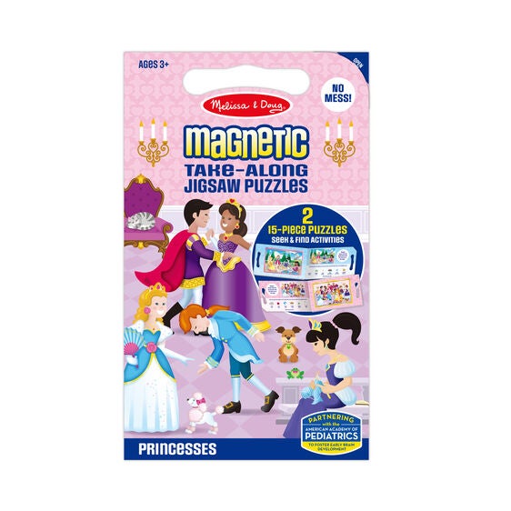 Puzzle - Take-Along Magnetic Jigsaw Puzzle: Princesses