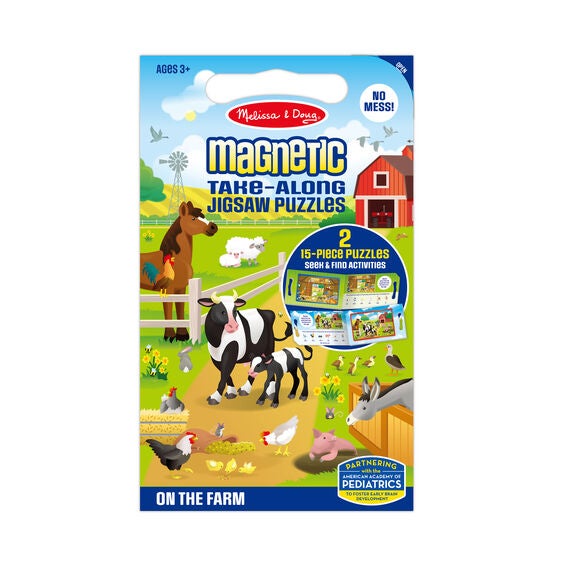 Puzzle - Take-Along Magnetic Jigsaw Puzzle: On the Farm