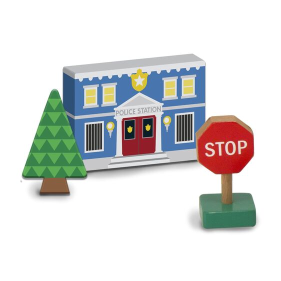 Wooden Town Play Set