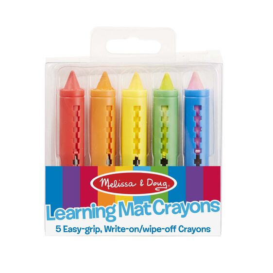 Learning Mat Crayons (5 Colors)
