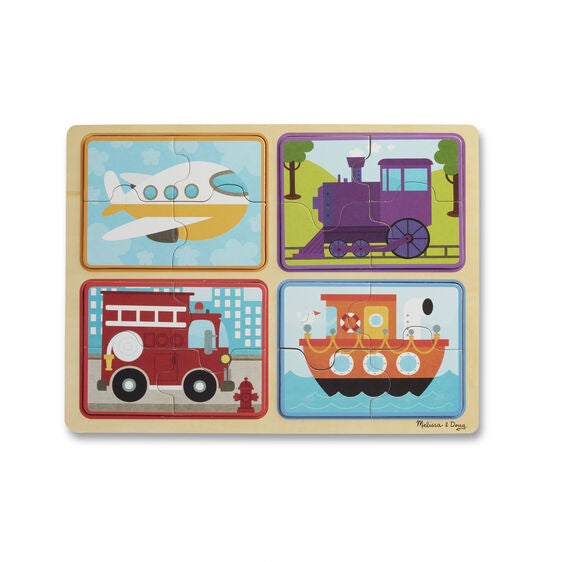 Melissa & Doug Puzzle Case, Natural